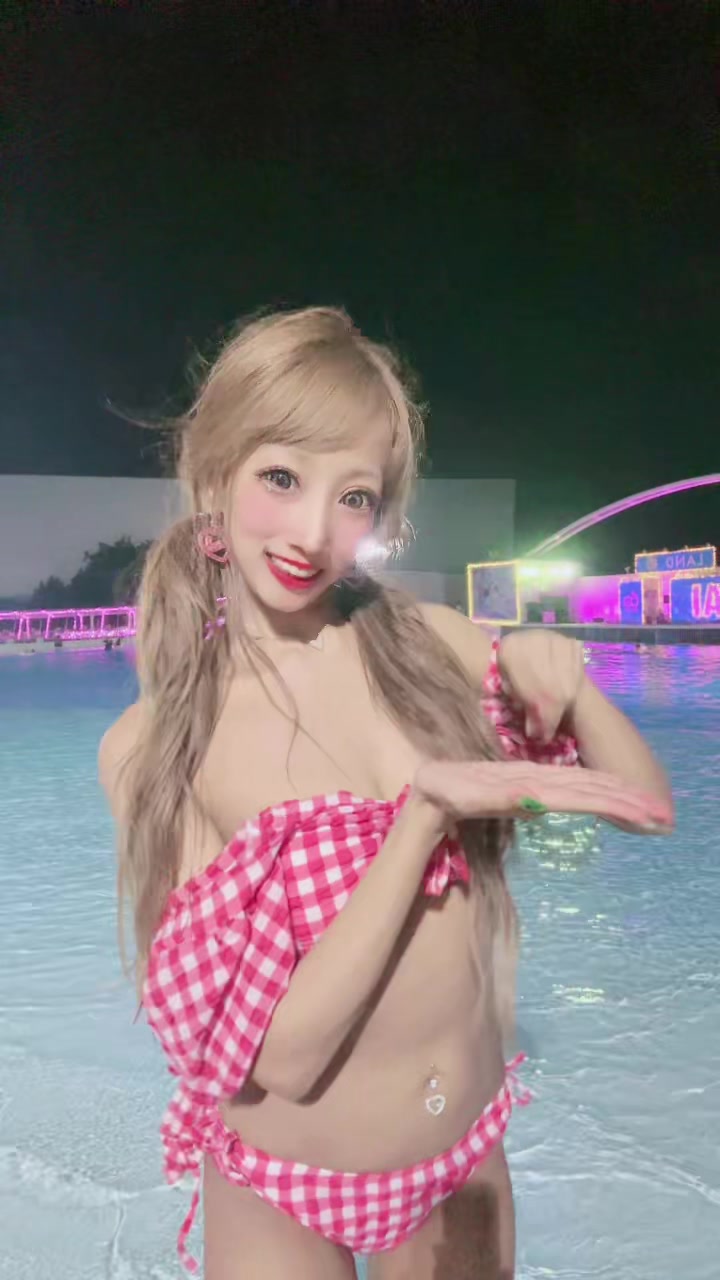 #ツインテール #ツインテール魔法少女 #ナイトプール この曲可愛すぎ👧🎀🪄︎︎💫💘🏹✨️