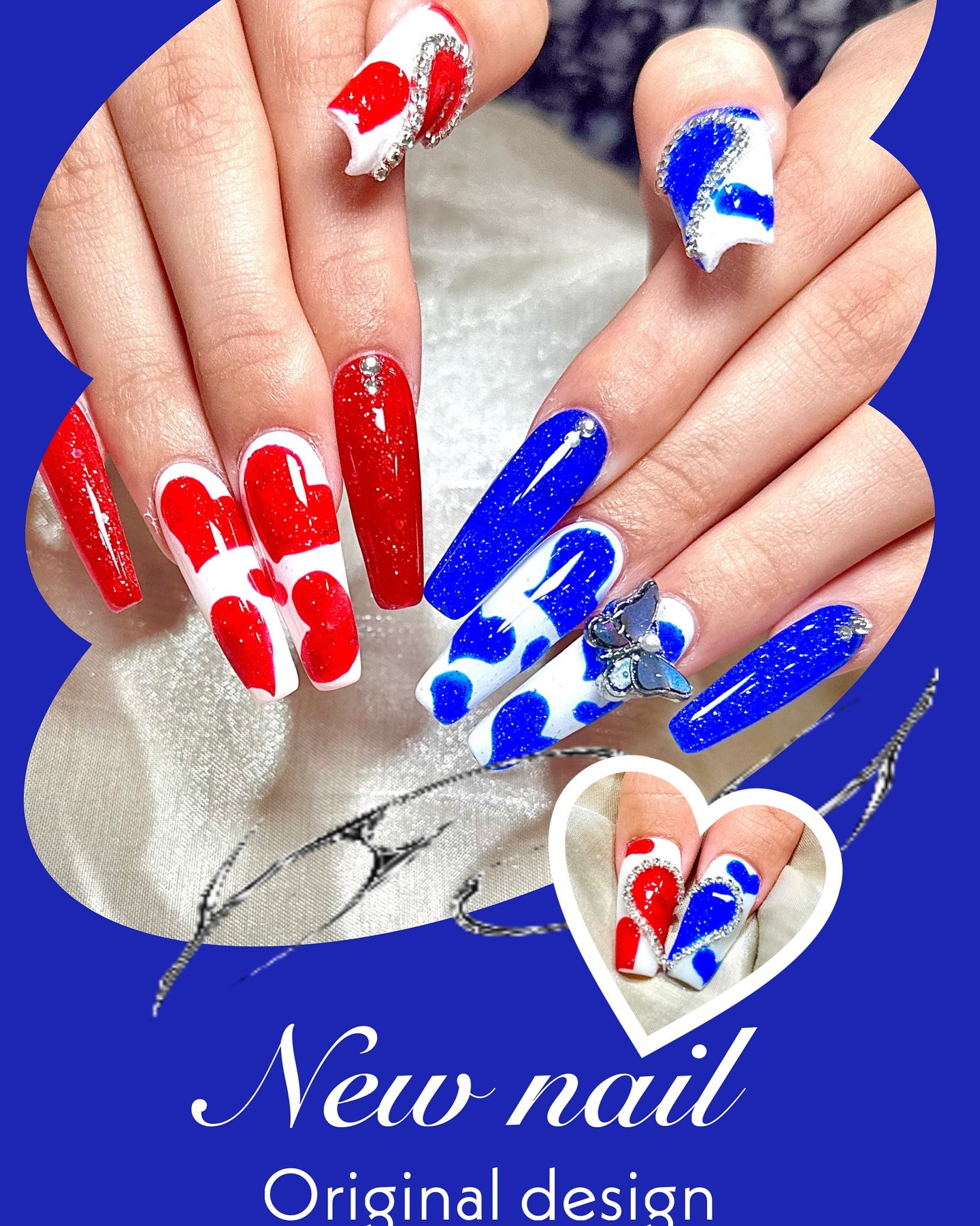 New nail💅🏾💙❤️ 
担当：@y_nail.eyelash
・
峰 寿リ亜 ｰ 𝐉𝐮𝐥𝐢𝐚 𝐌𝐢𝐧𝐞🌹
・
𝗢𝗿𝗮𝗻𝗴𝗲 𝗧𝗲𝗿𝗿𝗮𝗰𝗲 - オレンジテラス🍊🧡
@orangeterrace.tokyo 
・
AREA: 歌舞伎町／新宿
TEL: 03-6233-8201
MAP: 〒160-0021 
  東京都新宿区歌舞伎町1-2-5
  東陽ビル B1F
TIME: 20:00〜LAST
・
 #キャバ嬢  #キャバクラ  #新宿  #歌舞伎町  #ホステス  #ギャル  #じゅりあ  #オ