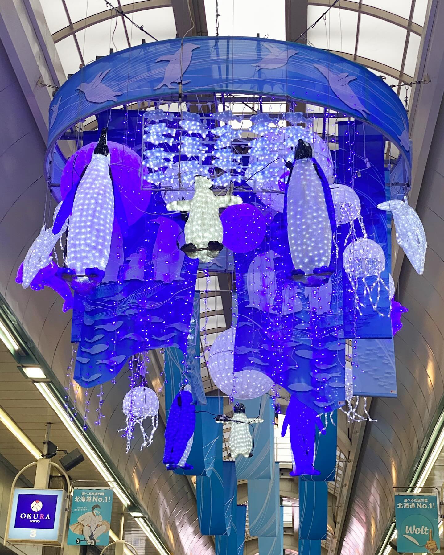 狸小路が涼しげになってました♡
出勤しますっ！

@clubgalle2580 
#すすきの　#クラブ我礼