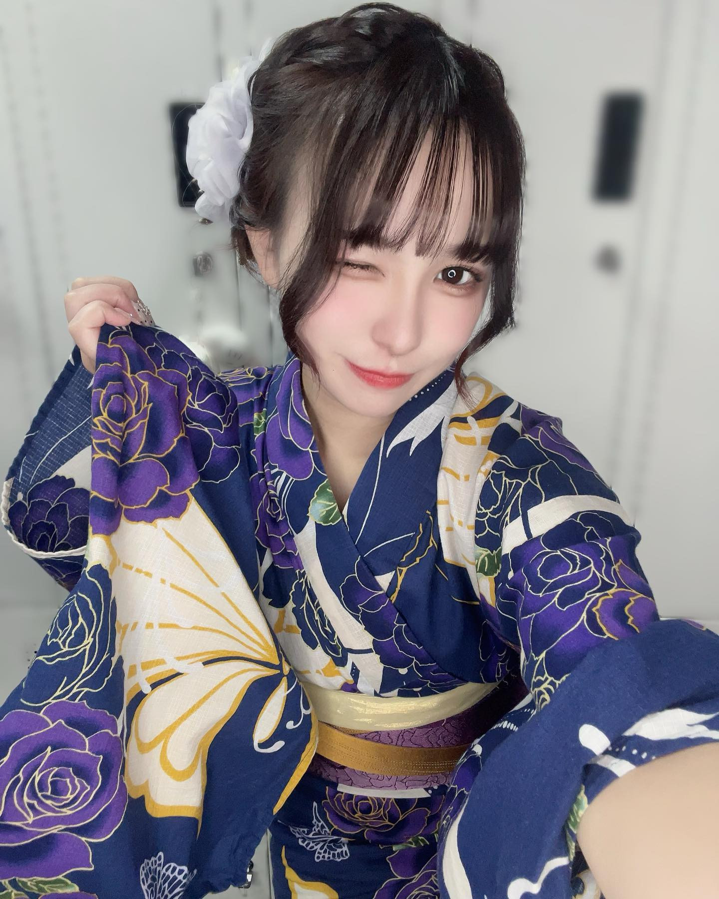 今年最初で最後の浴衣⟡꙳食べて呑んでしかしてない🍻

#浴衣 #ガルバ #歌舞伎町