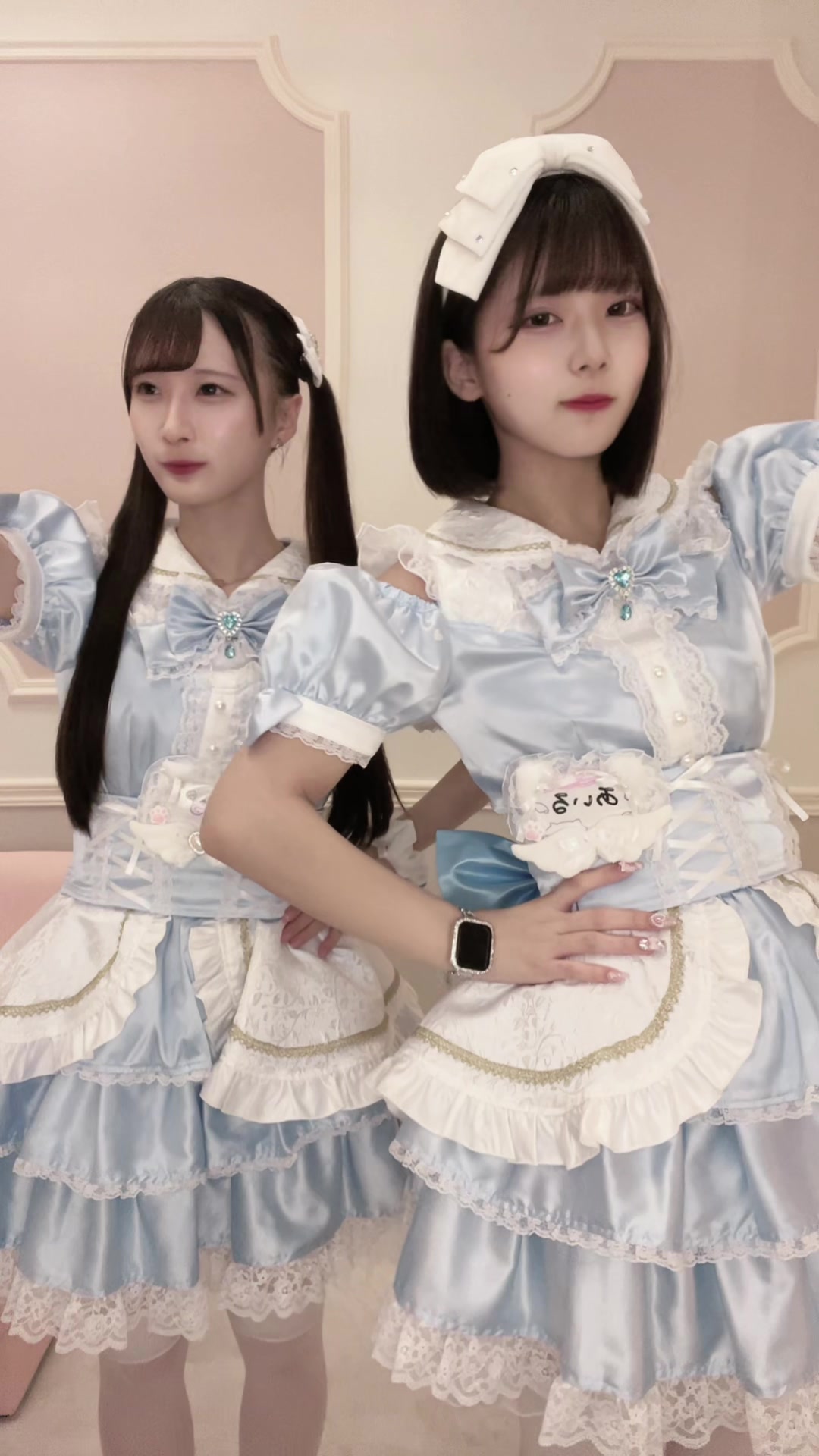 あいるちゃん👸@あいる  はるちゃん👸@はる    営業時間 月〜木・日　17:00~23:00 金・土　17:00~5:00 #capcut #梅田コンカフェ #コンカフェ #コンカフェ求人 #大阪 #梅田 #求人#可愛い#姫 #コンセプトカフェ #女性オーナー #アンシャトー#unchateau#fpy