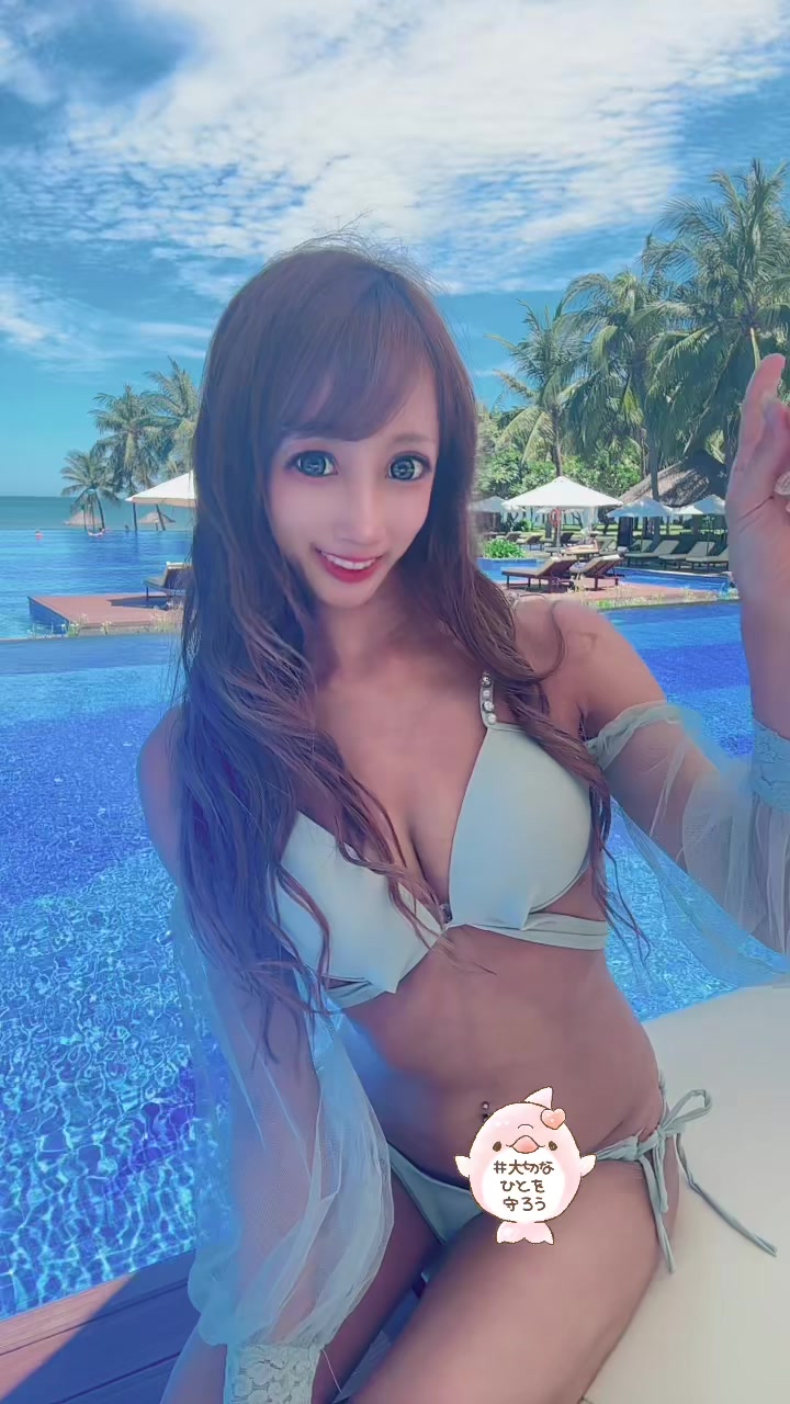 #八月の夜 #プール #水着 #夏休み みんな何して過ごしてる？❤️‍🔥