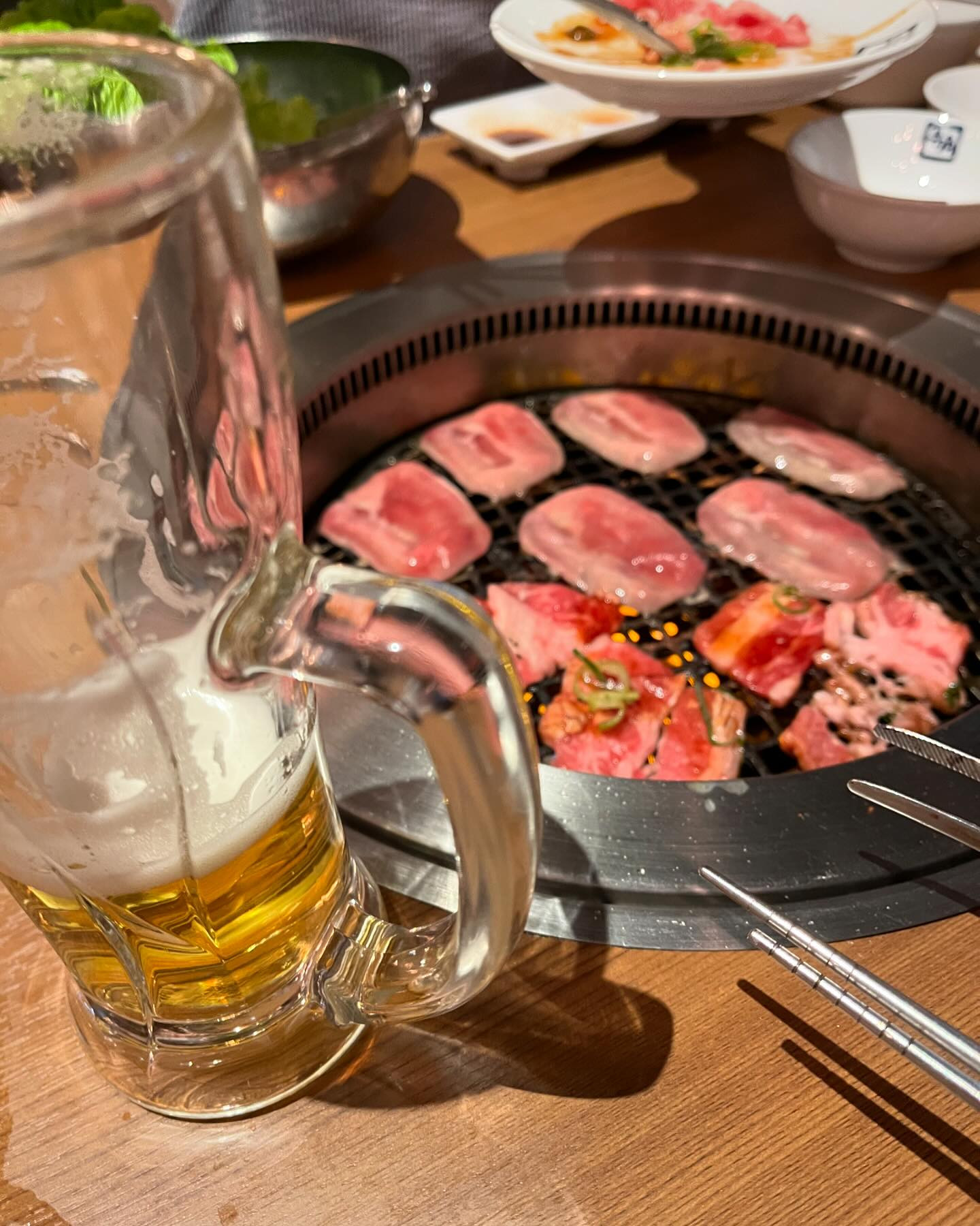 🍻焼肉×ビール🍻

これ優勝🏆

優勝すぎてほぼないしビールw

#焼肉
#ビール
#キャバクラ
#キャバ嬢
#志木

焼肉に連れてってください！！！！！！