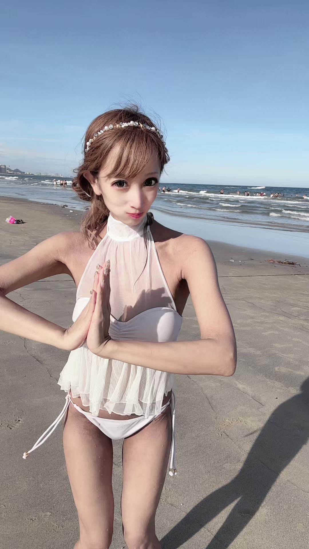 #最上級にかわいいの #水着 #vietnam Da Nang beach🇻🇳