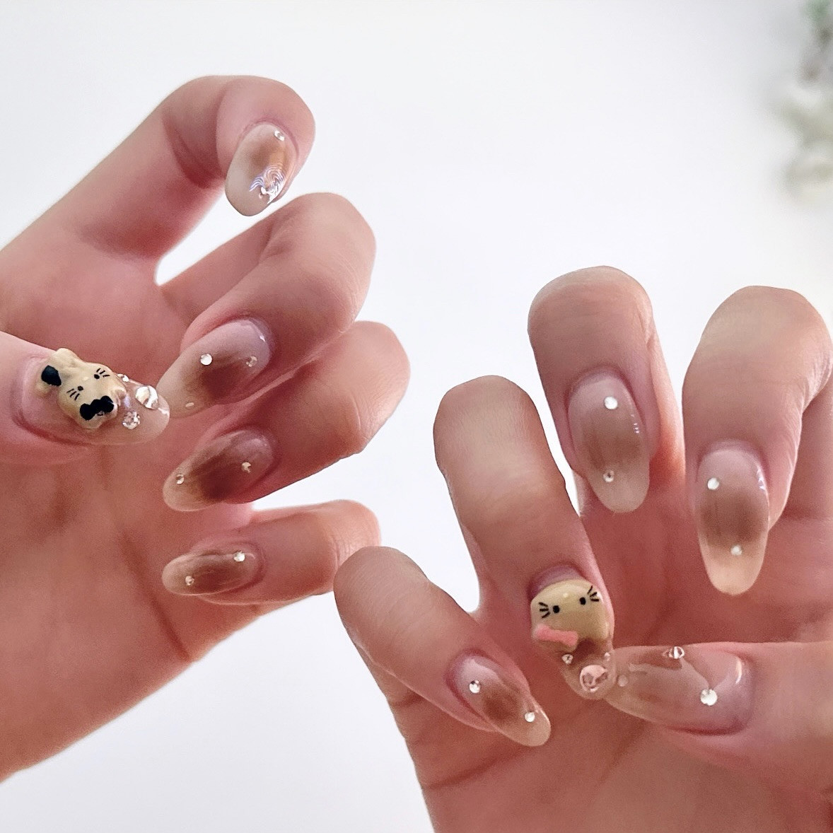 日焼けキティさん🍎

#ネイル #キティネイル #日焼けキティ