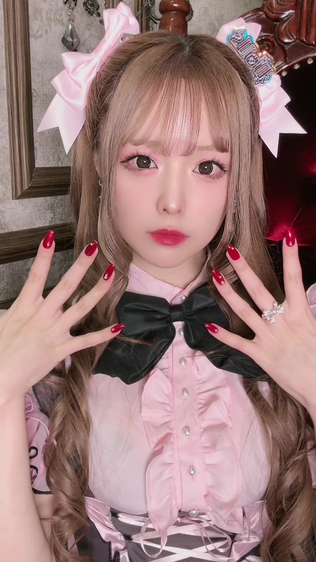 初めて地雷メイクしてみたよ🎀 韓国でオープンする コンカフェ@Dolls_kor さんの着用モデルさせてもらいました🧸