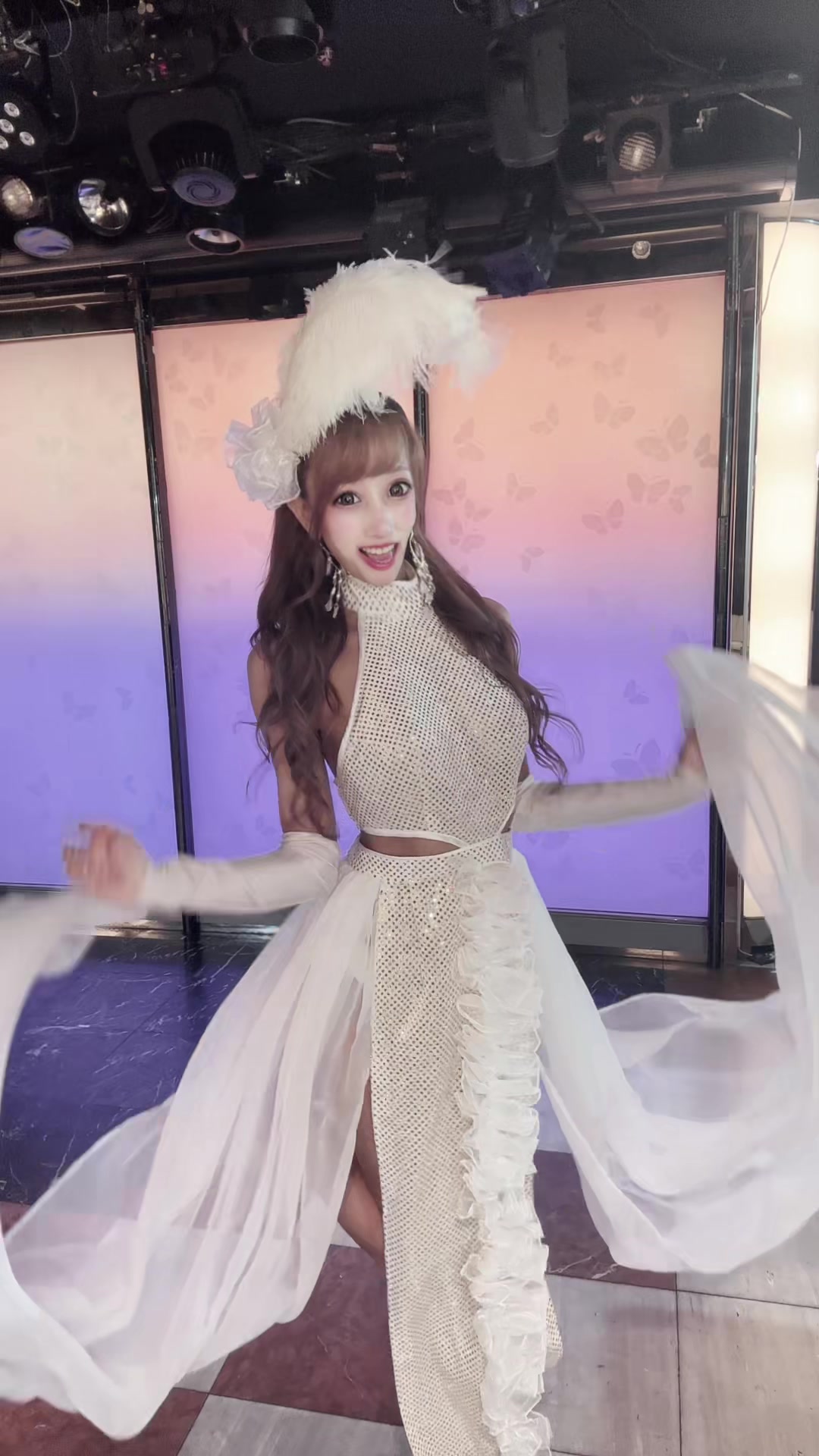 綺麗に纏う事に苦戦したけど美しくて好きだった衣装👼🪽ྀི#地下アイドル #最上級にかわいいの #キャバ嬢 @池袋フェニックス