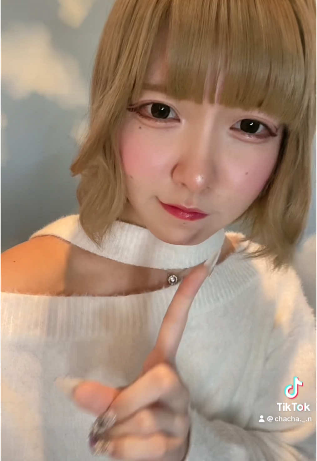 コンカフェ嬢さいごのイベント！ 白ニット！！ #ftpシ #fyp #おすすめ #05 #04 #コンカフェ嬢 #会える屋さん #コンカフェ #宇都宮コンカフェ #宇都宮