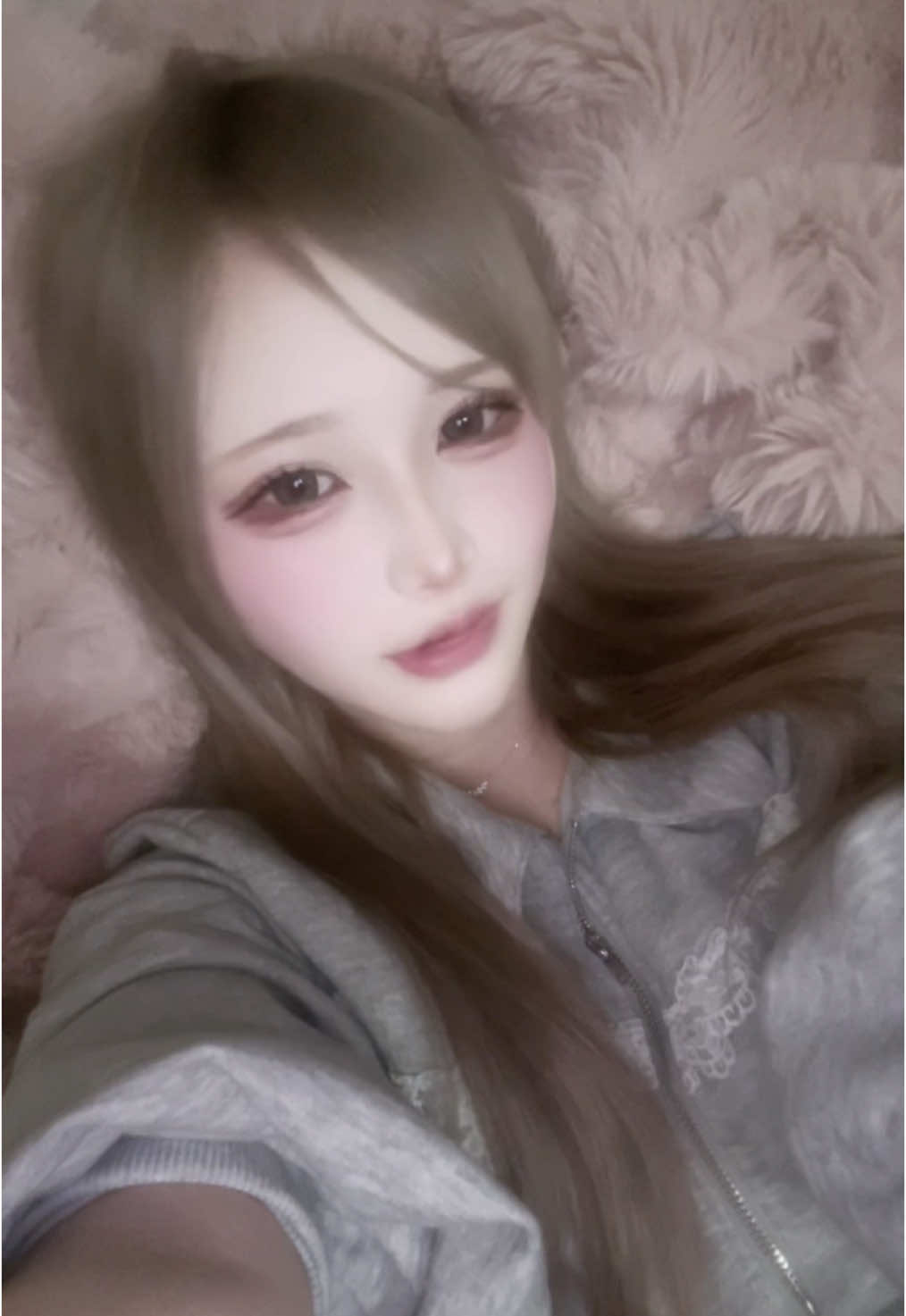 ダル着で寝っ転がりながらでも盛れてればよしᐡ ߹𖥦߹ ᐡ #栃木 #fyp #量産型 #地雷系