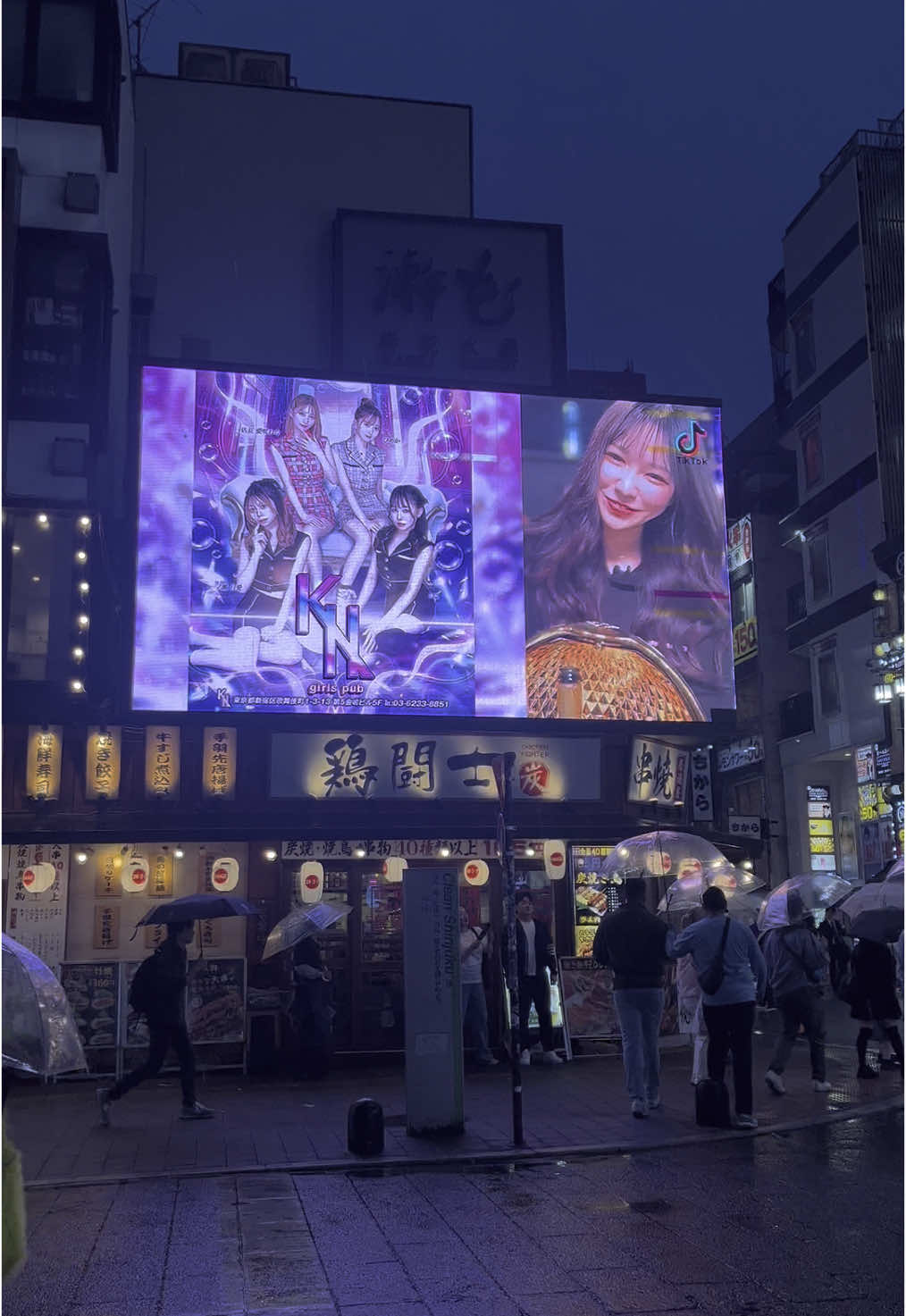 toho前ビジョンのれた💖🎶いっぱい飲ませてくれてありがとう🫶🏼 #歌舞伎町 #ガルバ嬢 #fyp #区役所通り