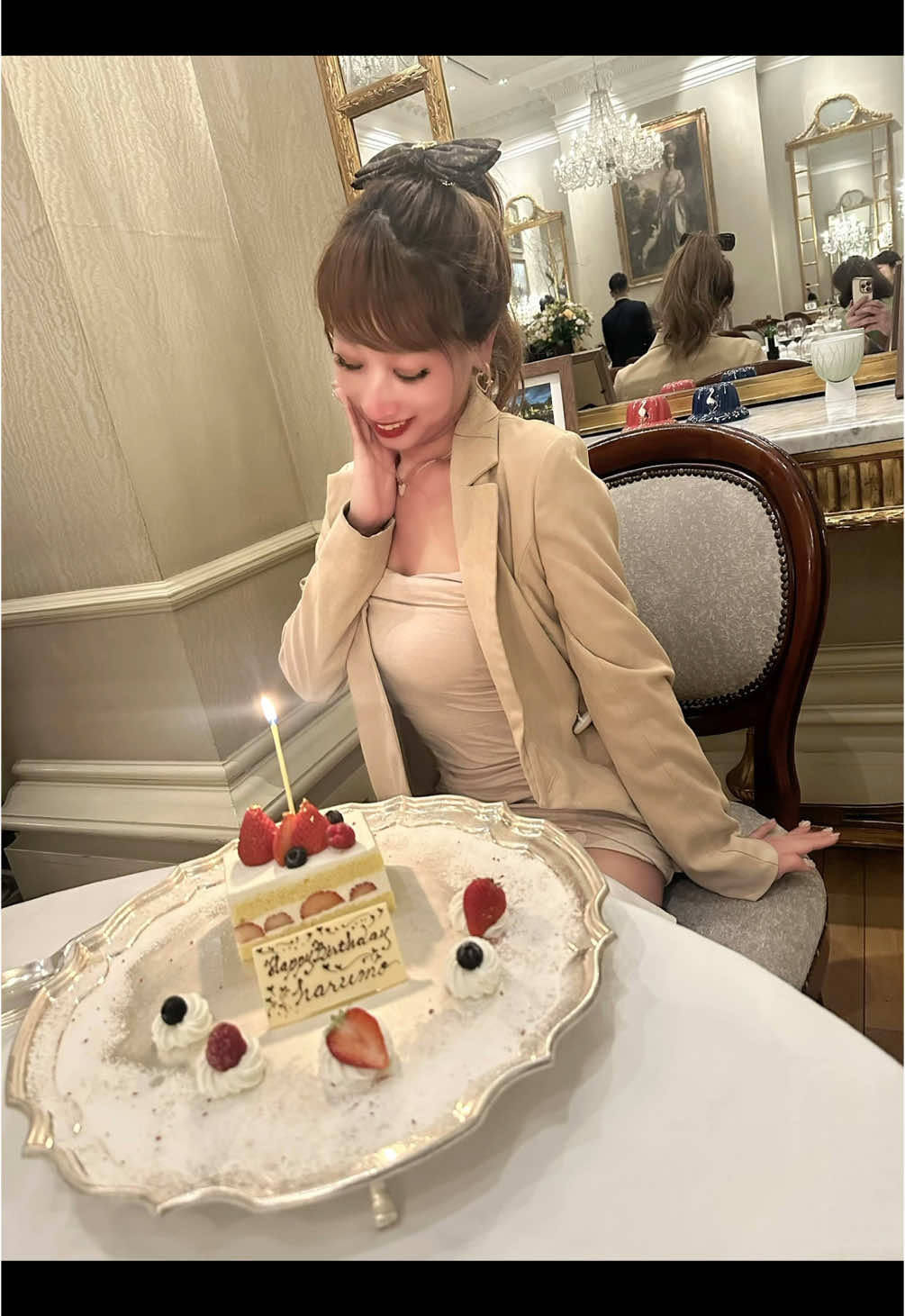 お誕生日Dinner🎂オーベルジュドリルトーキョー 💐𓈒𓏲お客様からのサプライズ🥲🩷ずぅっと来てみたかったの🥹#東京ディナー #オーベルジュドリルトーキョー #誕生日