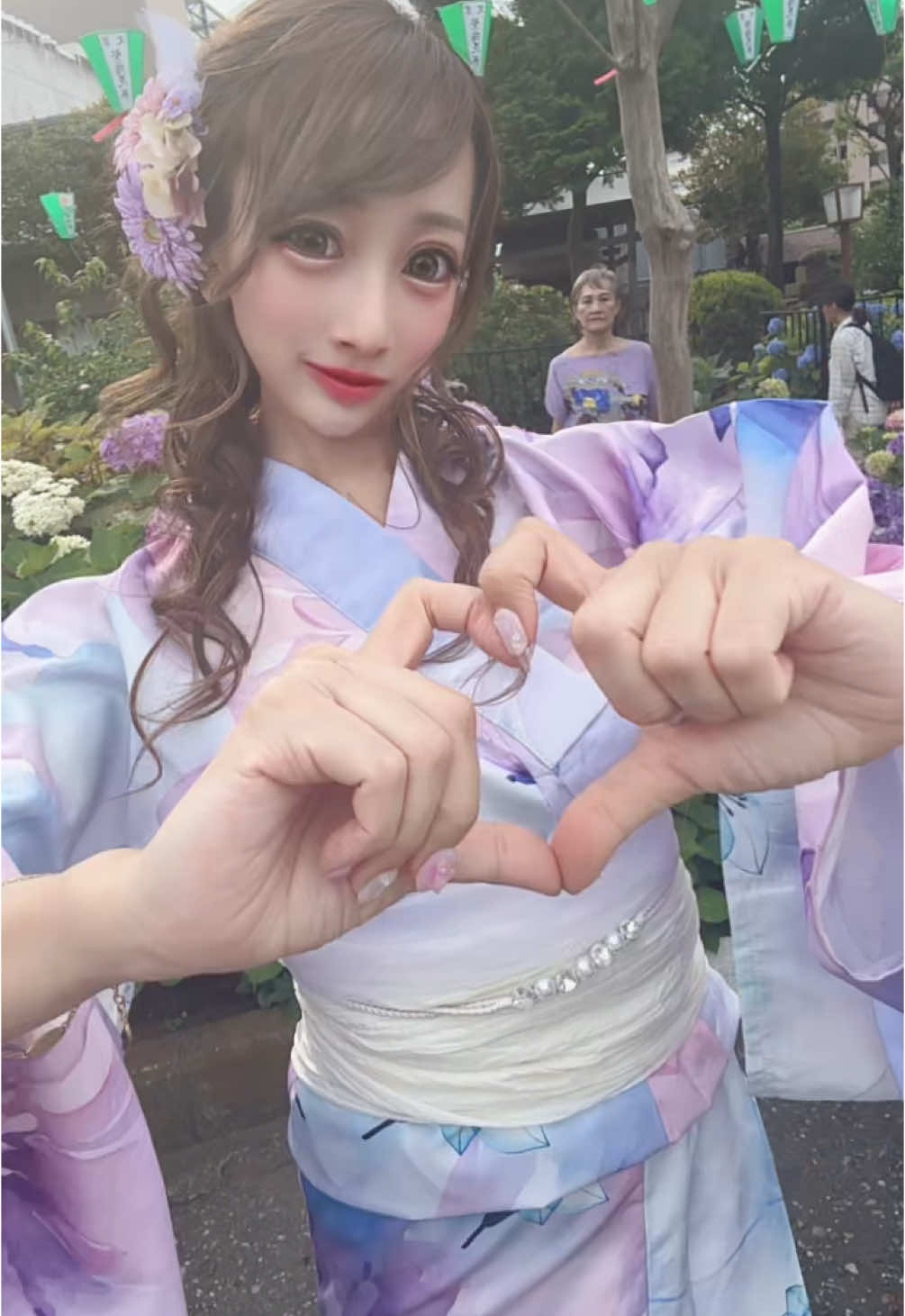 白山神社の紫陽花祭りは6月7日から🤍見頃だよ☺️#神社 #浴衣 #八月の夜