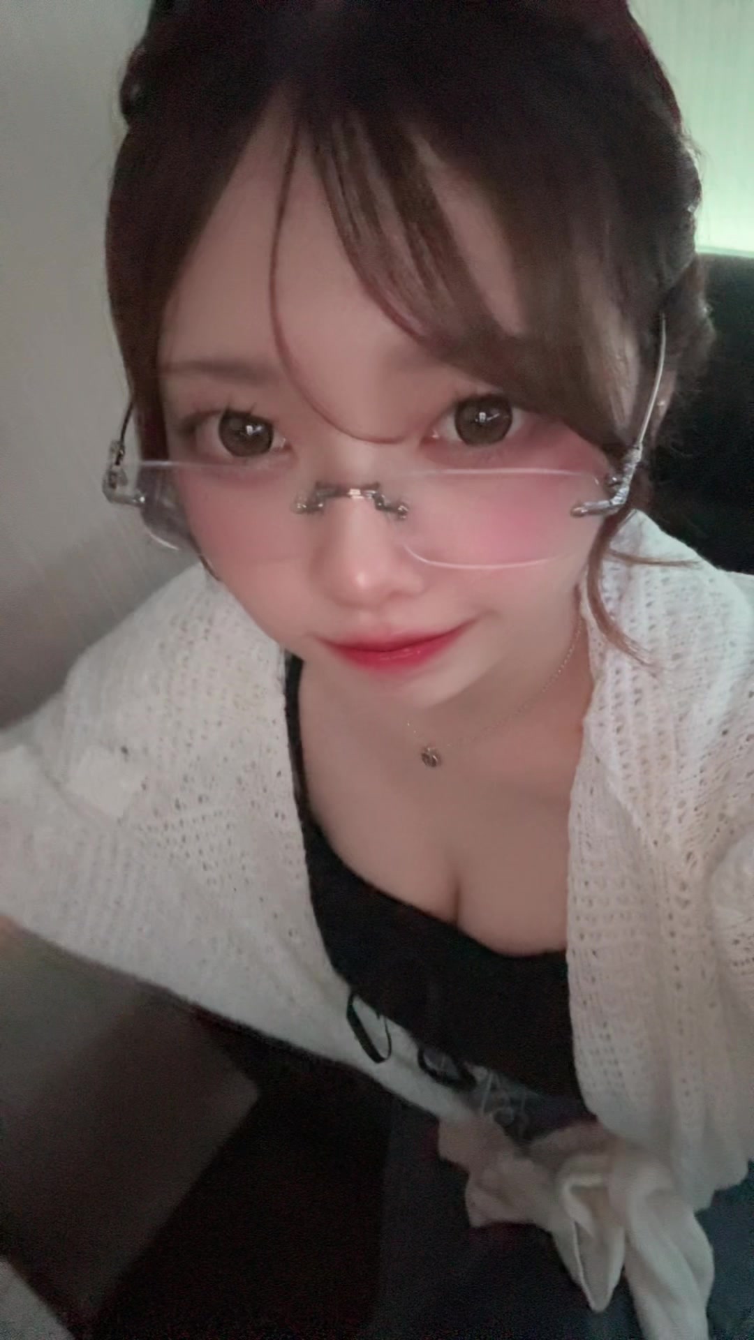 おともだちにメガネ借りた૮₍ ̥⎽ ̫ ⎽ ̥₎ა けどメガネ似合わないってもとかれにずーと言われてた😃😃😃