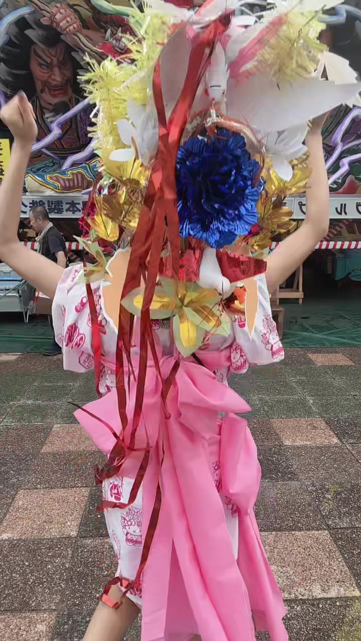 ねぶた祭り最終日❤️‍🔥らっせーらVer❣️#ねぶた #ライラック #中国ダンス