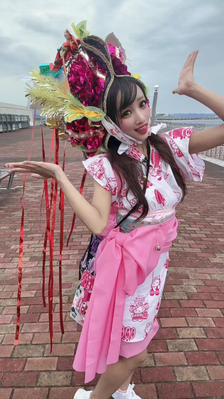 この花笠での初ダンス🥹必死笑#イコラブ #イコールラブ #青森