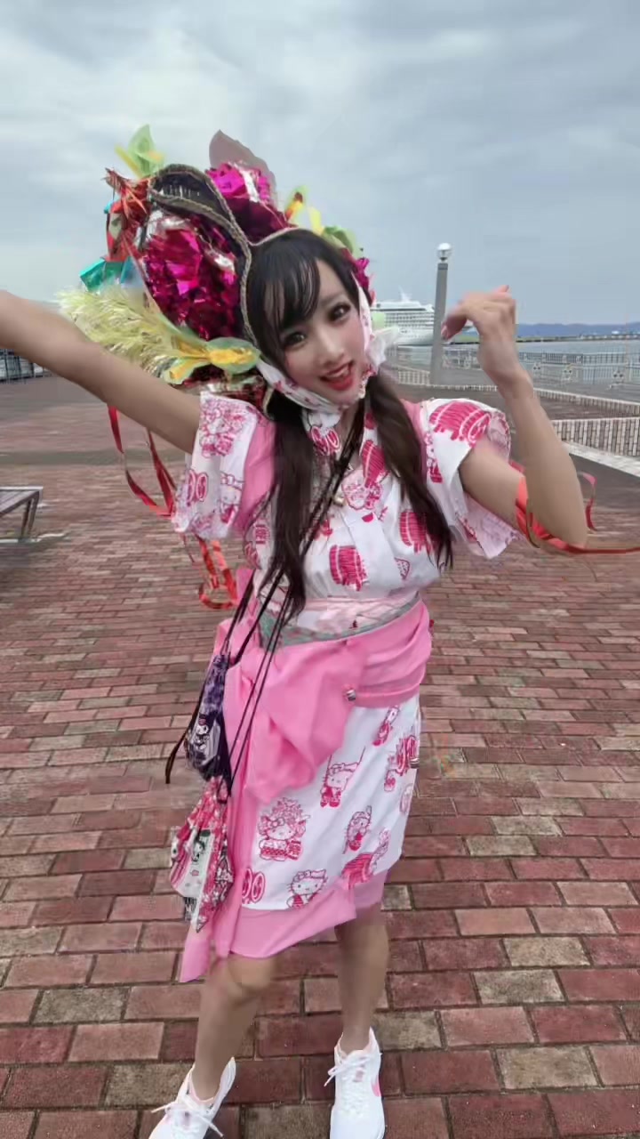 毎年恒例❤️‍🔥花笠落ちないように必死🥹笑 #ilife #青森 #踊ってみた