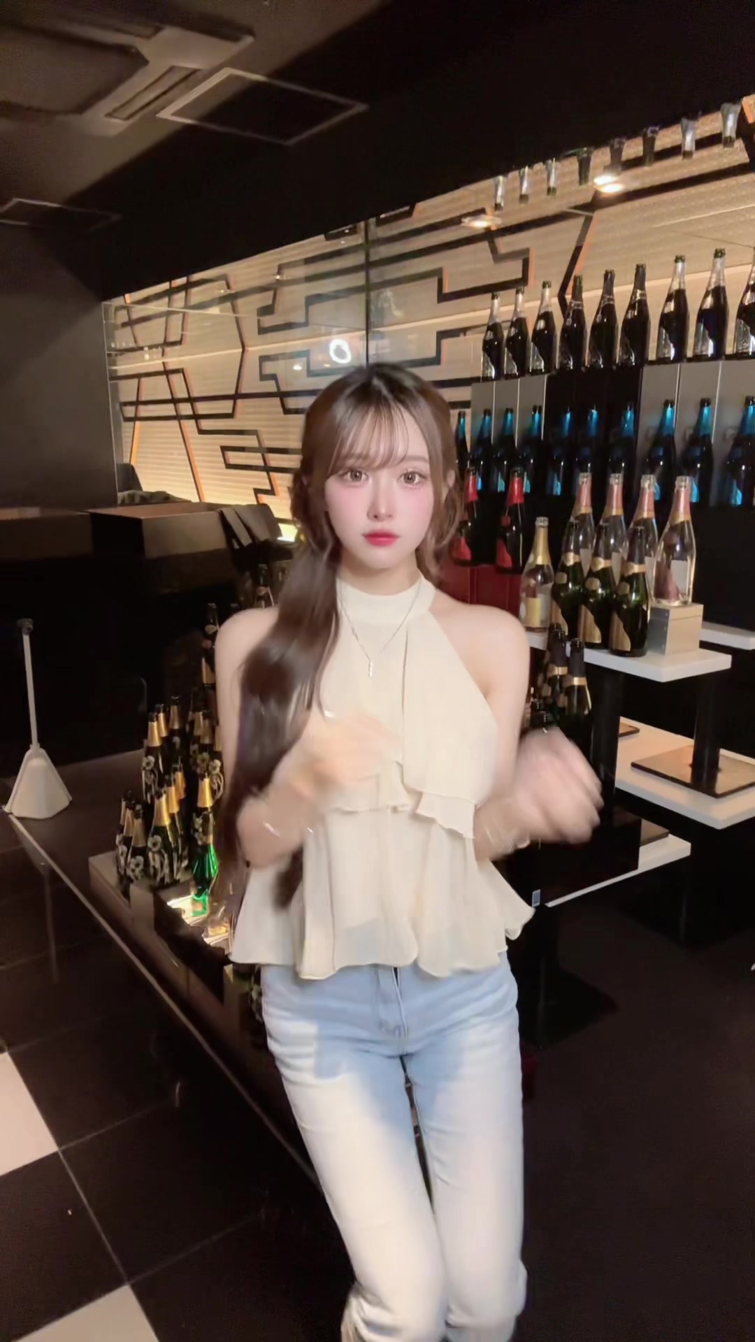 体感チャレンジしてみたょ💦 できてる??? #エースグループ #キャバ嬢