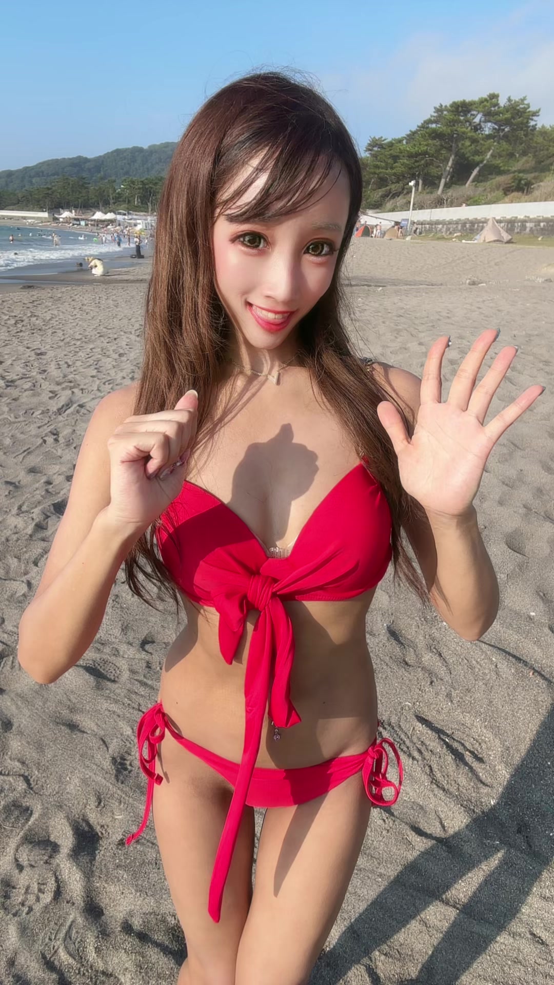 #海 #水着 #夏の思い出 ﾁｭｶﾘｮﾘ食べすぎてお腹ﾃﾝｼﾝﾊﾝ🐷