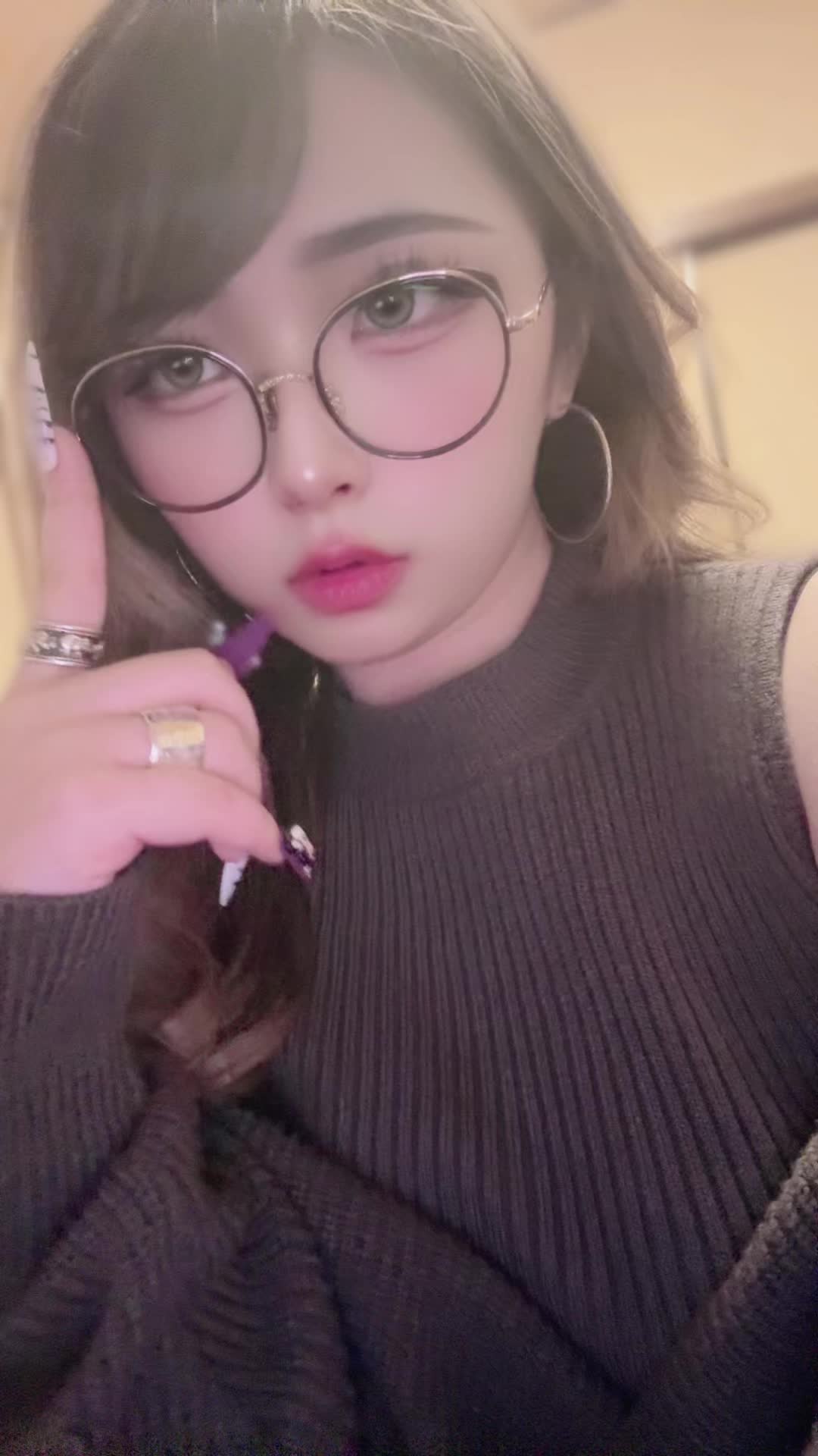 新しくメガネ買った！#おすすめ #長野県 #限界ラウンジ嬢