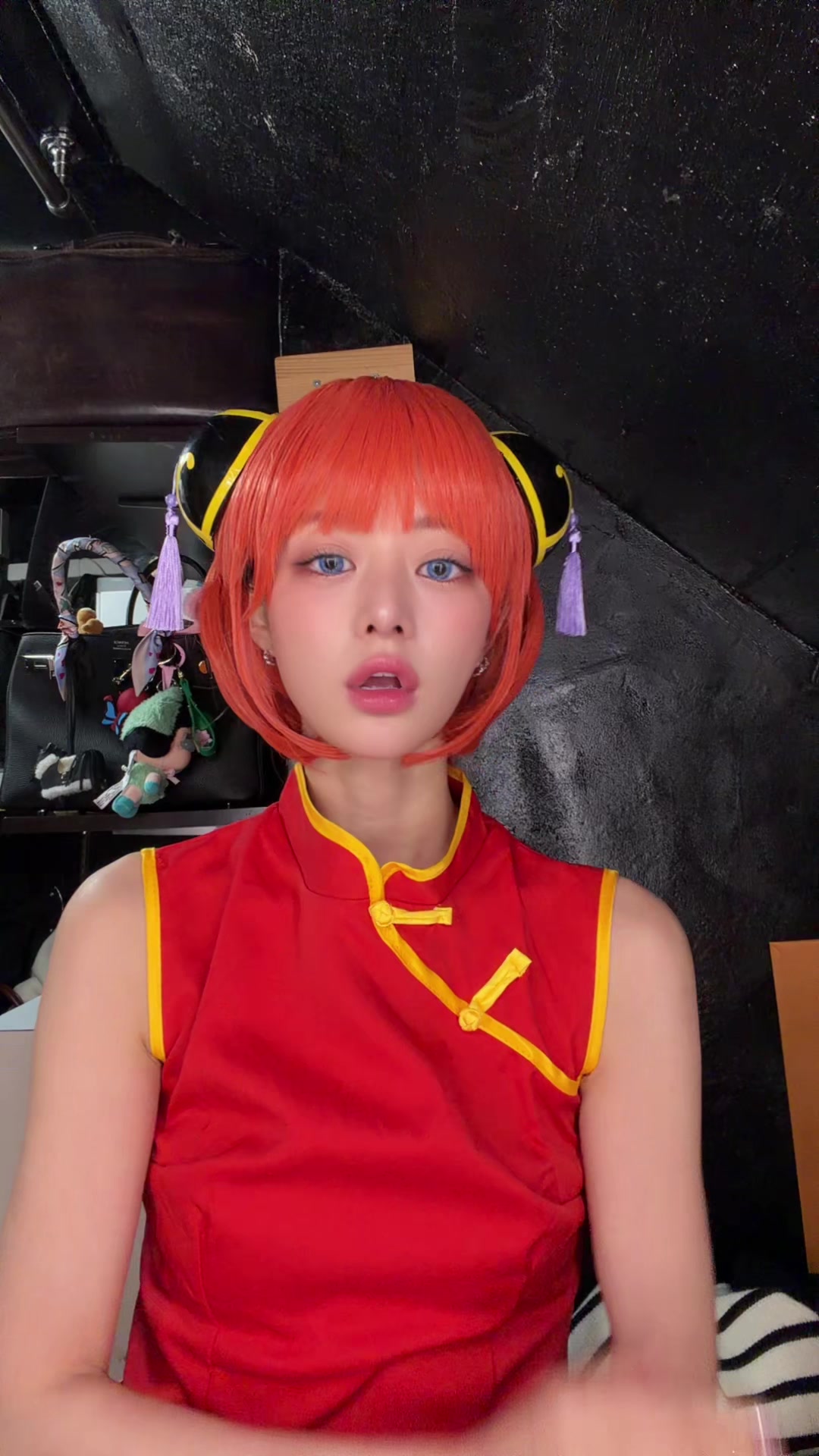 #銀魂コスプレ #神楽 #お化け #北新地キャバ嬢 #クラブニルスるな  1日目は銀魂の神楽ちゃんのコスプレ⭐️