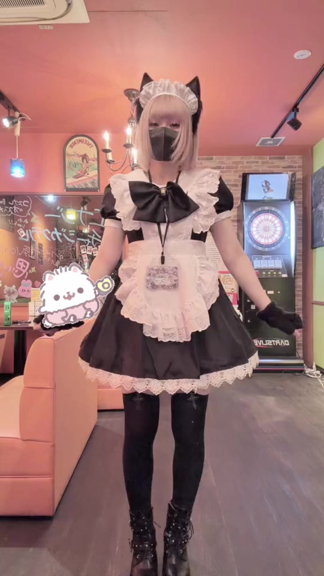 ダンス苦手で必死すぎる#コンカフェ嬢 #新潟 #地雷系 #コスプレ