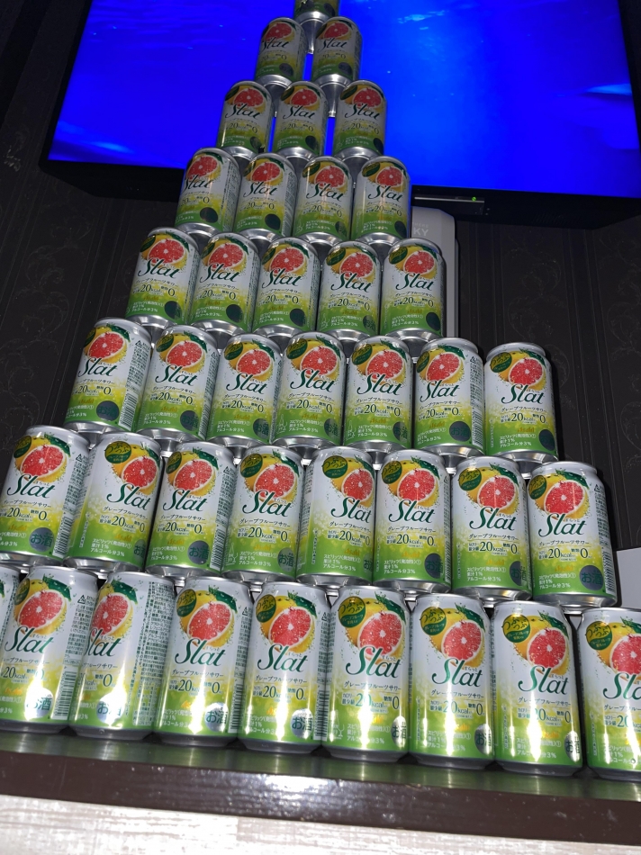 ちゃんと酔っぱらえました😌