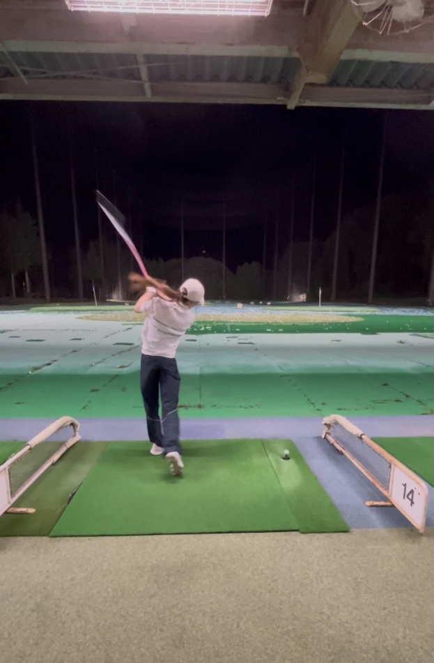 思い切り打ったよ⛳️