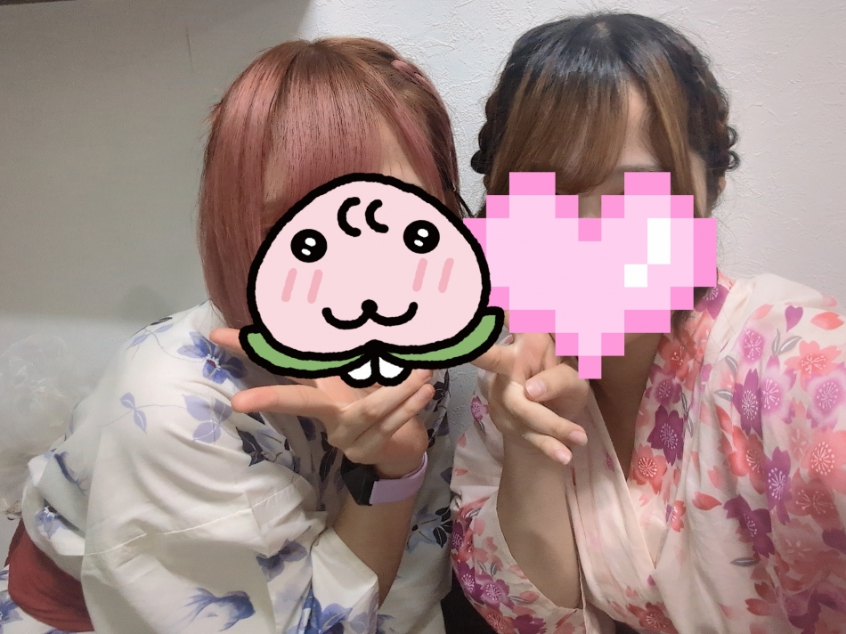 浴衣だよー👘 ♡