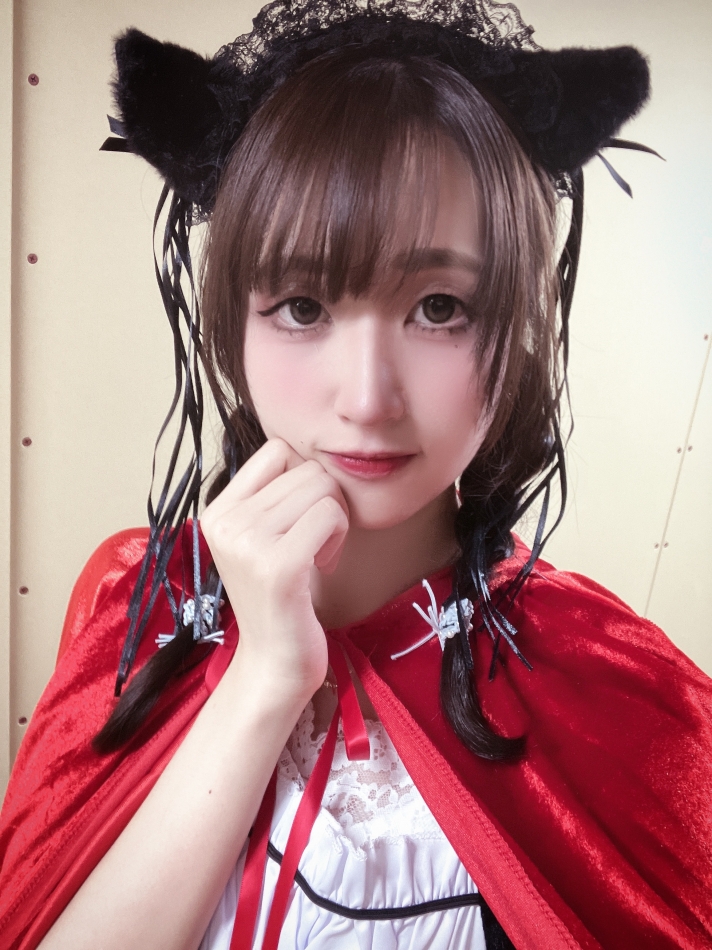 猫耳赤ずきんちゃんです❤️