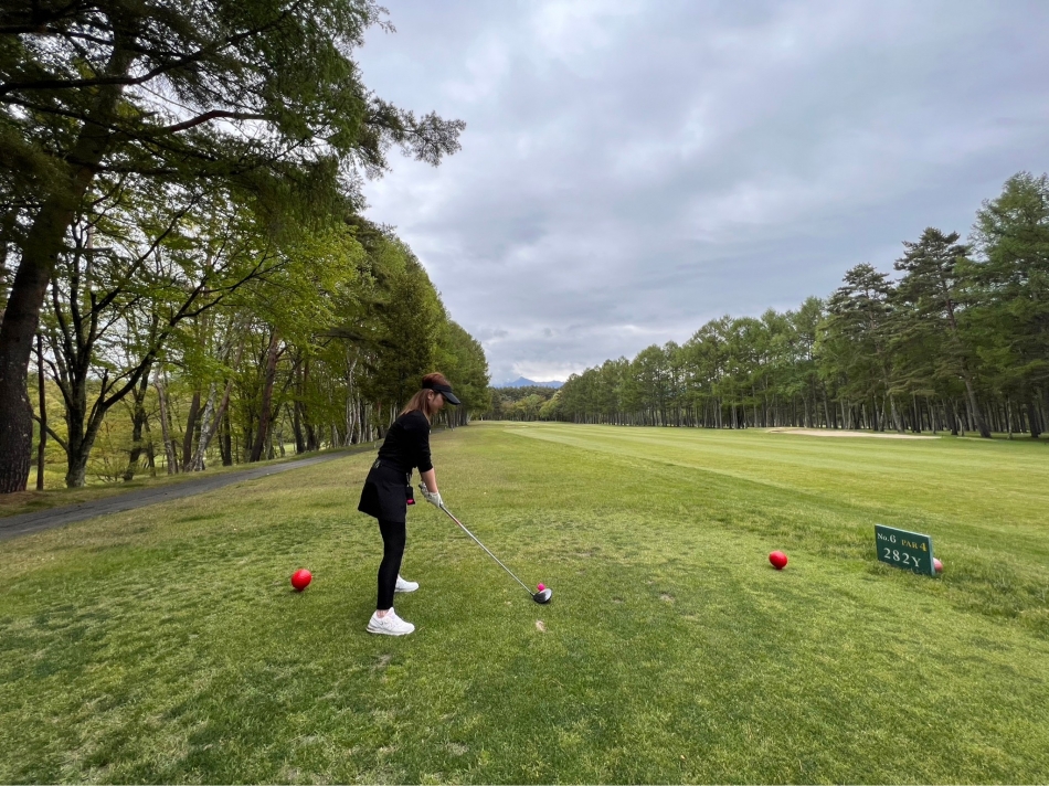 ゴルフコースデビュー🏌️‍♀️