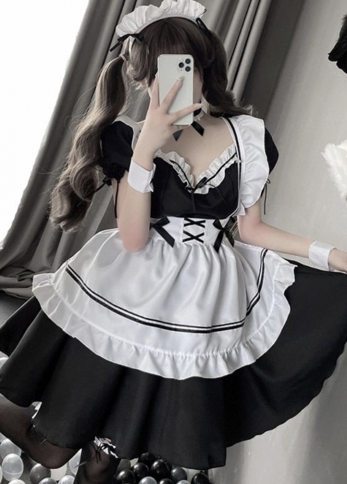 メイド服着るおっおっお🍰🩷🩷🩷