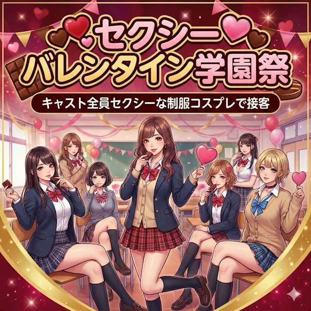 本日のイベント『セクシー制服コスプレ』