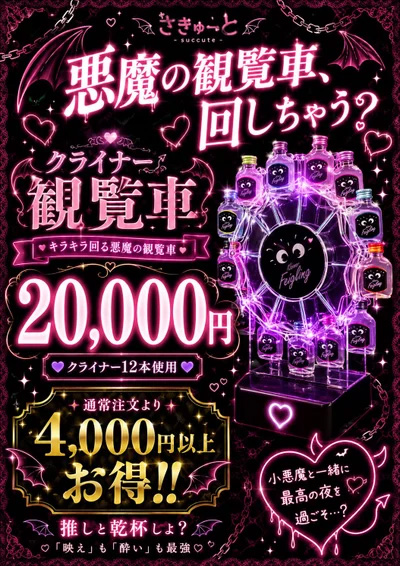 クライナー観覧車搭乗👿