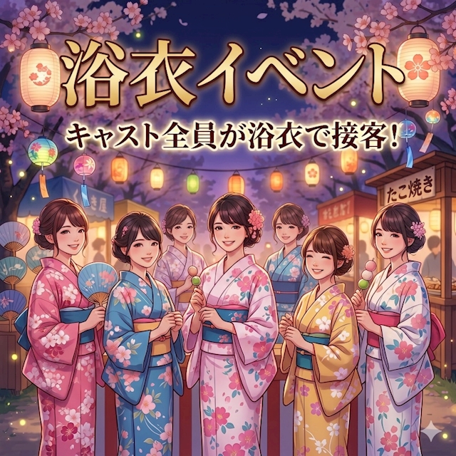今週のイベント「浴衣コスプレイベント」
