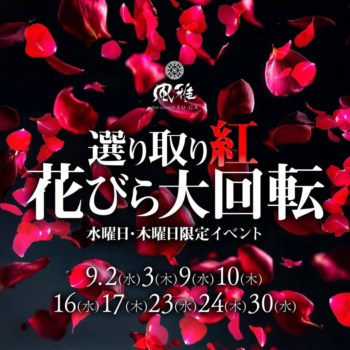 水曜日、木曜日限定イベント！！