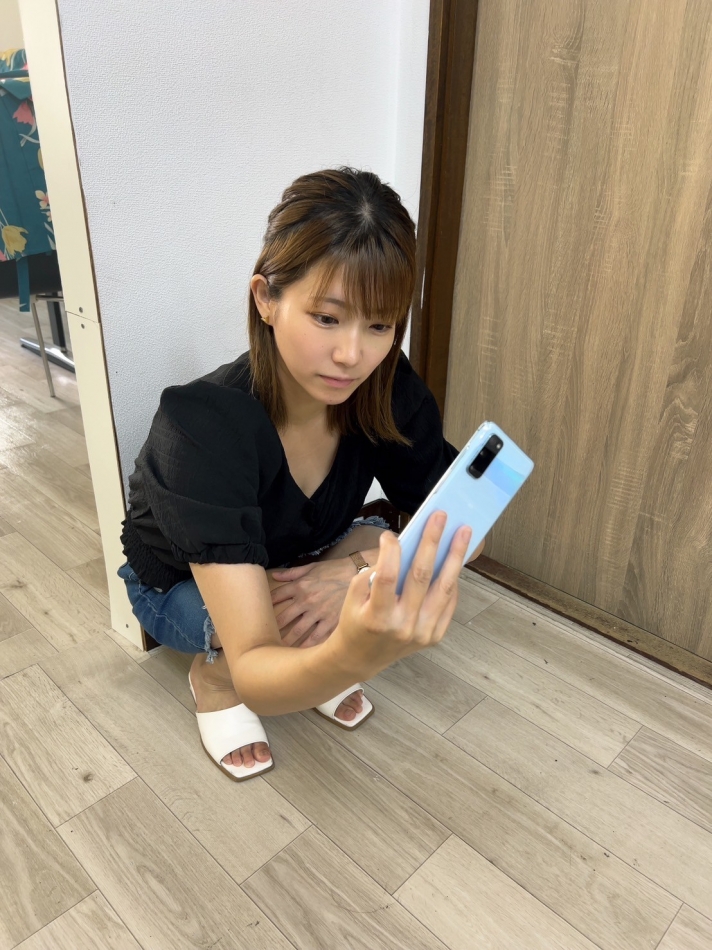 事務所のはじっこで