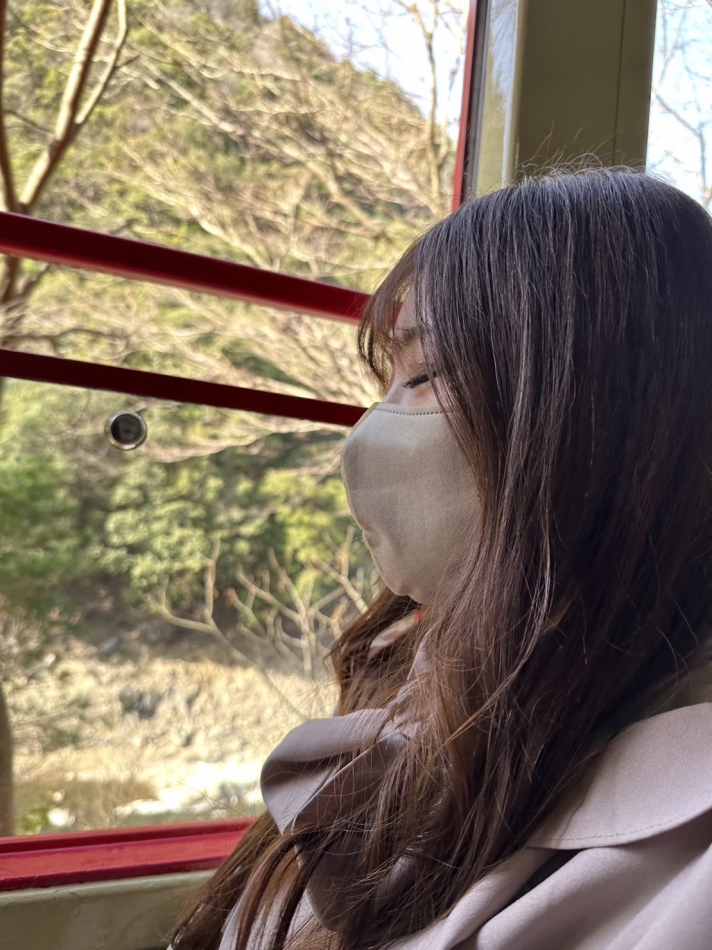 良い景色になったら寝ちゃった写真