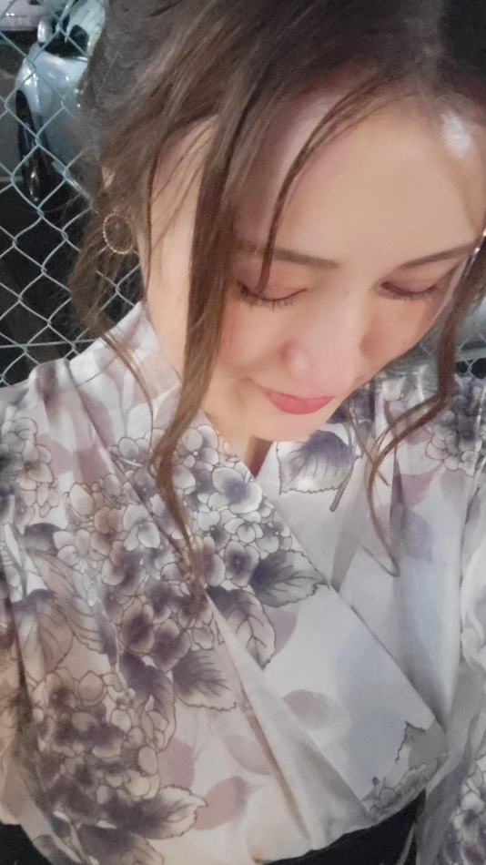 夏の終わりの浴衣👘