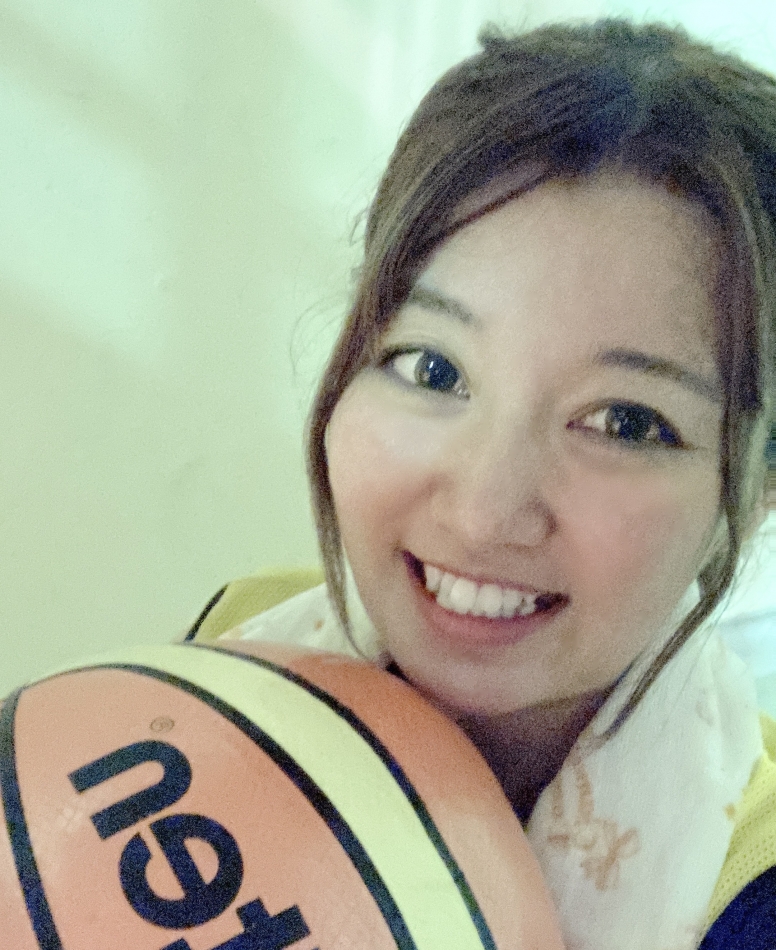 バスケ応援する気待ちで🤣