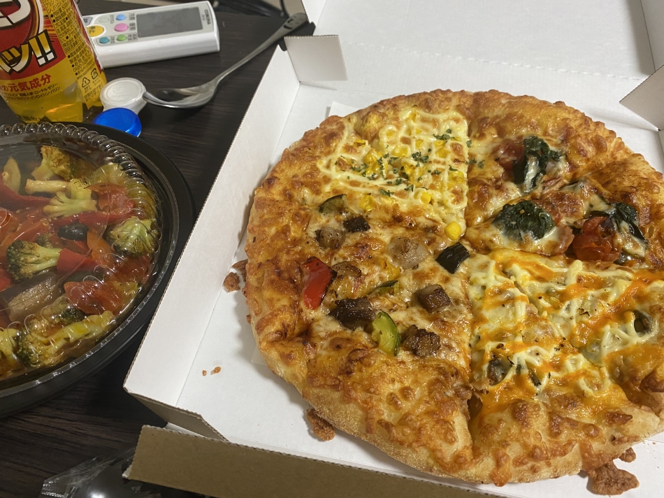 ピザおいしかった🍕