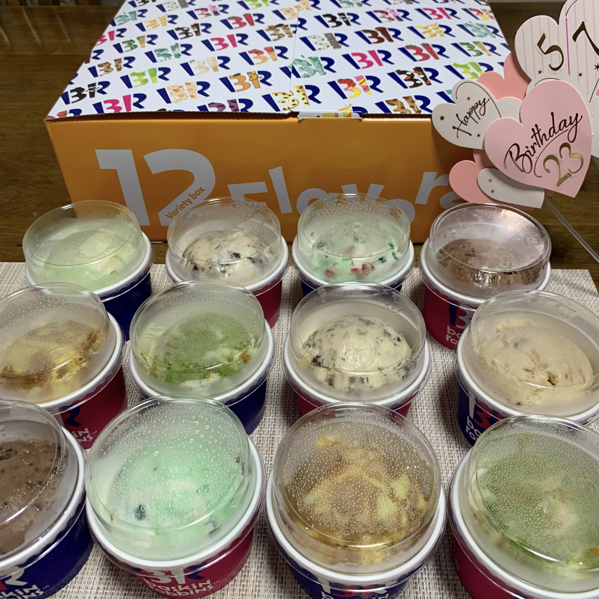 誕生日アイス🍨🎉