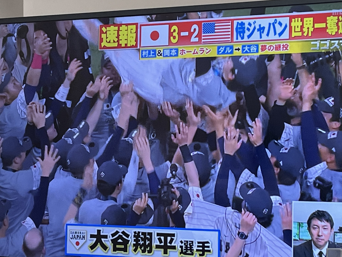 侍🇯🇵優勝⚾️イェーイ😆💙
