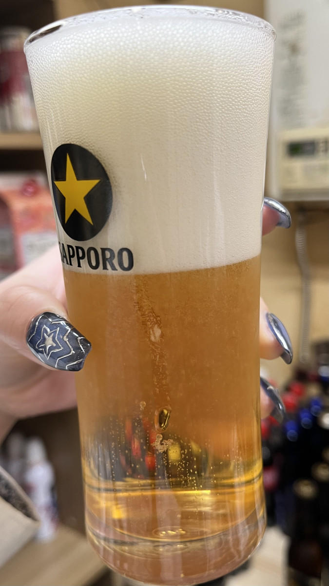 ビールをついでもらった話