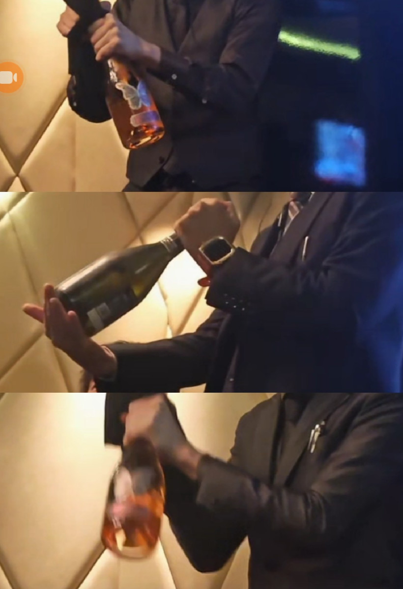 パピヨンシャンパン3発🍾