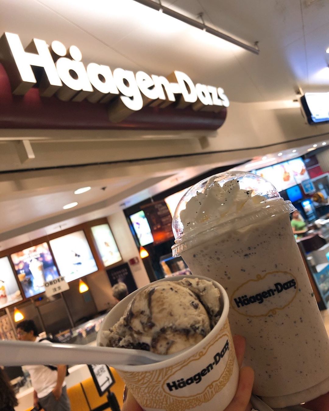 高カロリー化け物。笑..#ハーゲンダッツ