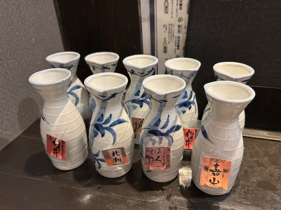 日本酒の飲み比べ🍶
