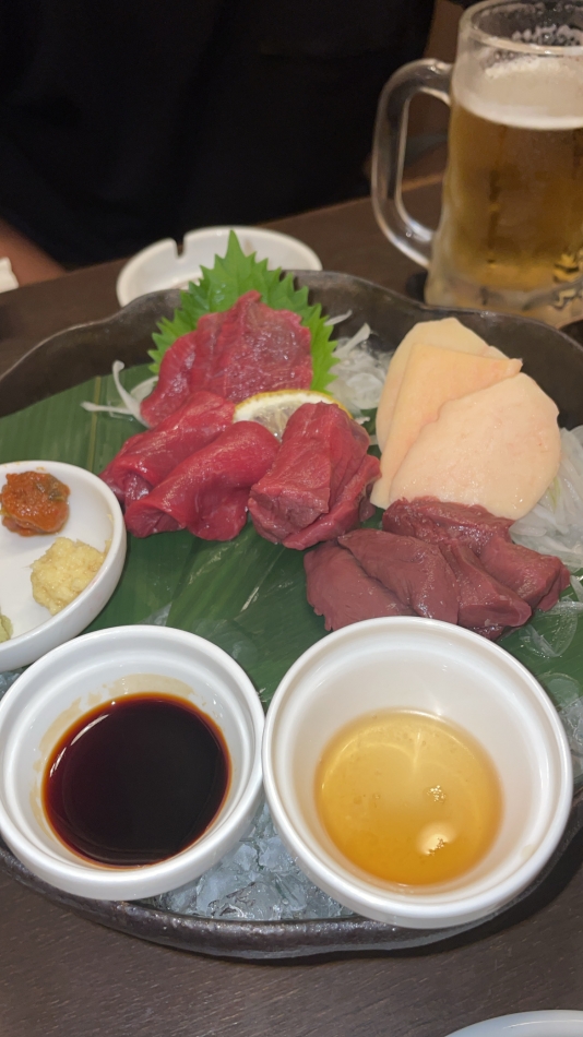 馬刺しパーティー