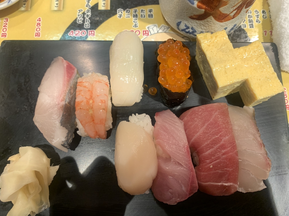 夜中のお寿司💖