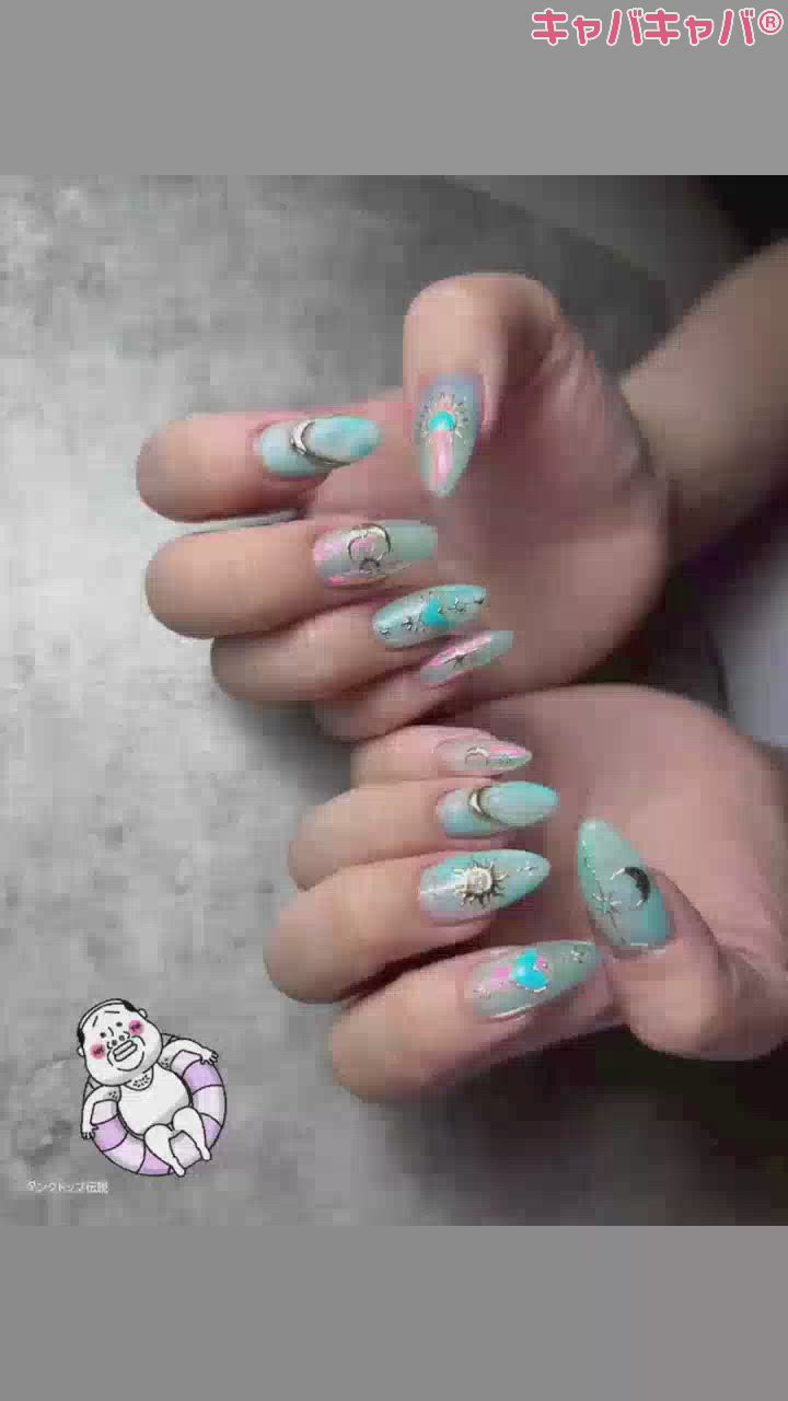 これで夏ネイル最後☀️