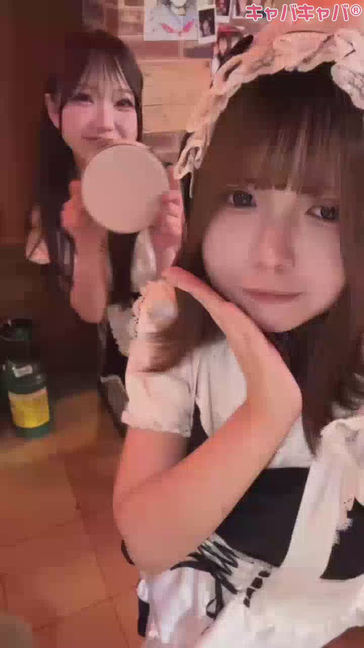 今日いてるよー！髪型おろしてみた